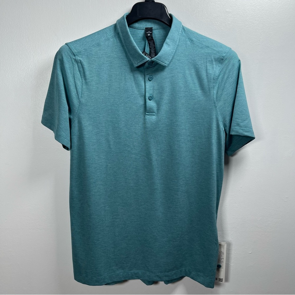 Lululemon Men’s Evolution Short Sleeve Polo Classic NWT Size L In Blue